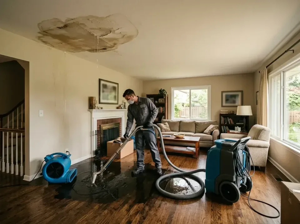 attic-pipe-burst-ceiling-drip-008 — frequently asked questions, Water Damage Restoration & Carpet Care in Hobart, OK